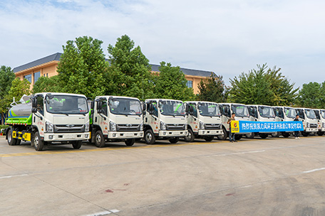 福田H2吸粪车11台-批量发车